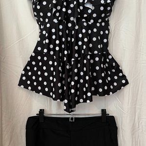 Holipick Women Tankini Two Piece Tummy Control Swimsuit with Ruffle